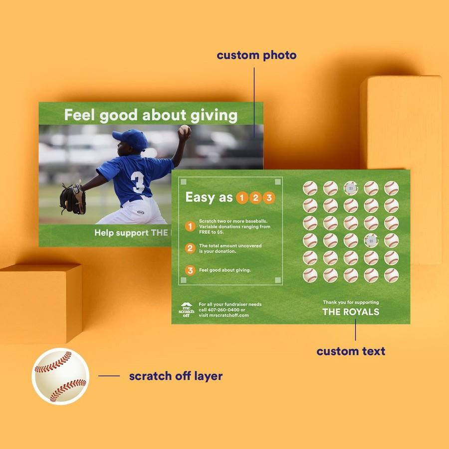 Shop Custom Fundraiser Scratch Off Cards | Mr. Scratch Off